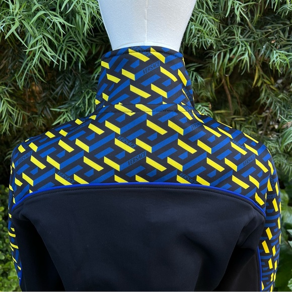NWT VERSACE Greca Logo Track Jacket - Picture 7 of 11